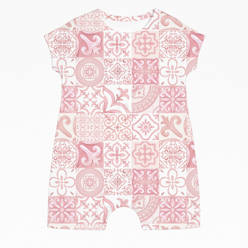 Supima Cotton Shortie R003 AMALFI PINK Supima Cotton Shortie R003 AMALFI PINK
