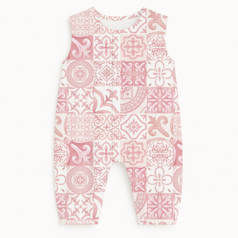 Long Supima Cotton Shortie with Sleeves R009 AMALFI PINK Long Supima Cotton Shortie with Sleeves R009 AMALFI PINK