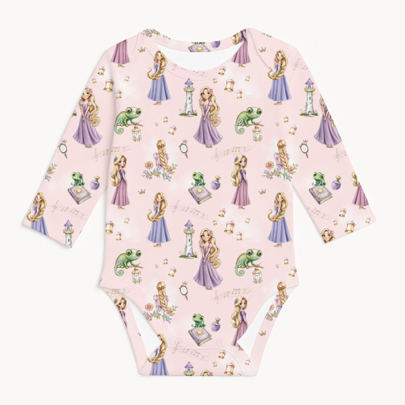 Printed Long-Sleeved Bodyvest for Babies BLS001 AURORA Printed Long-Sleeved Bodyvest for Babies BLS001 AURORA