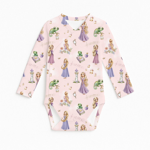 Боди  Kimono с длинным рука..