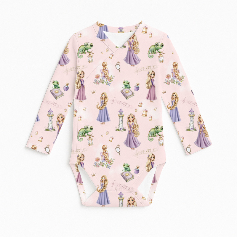 Боди Kimono с длинным рукавом для малышей BLS004 AURORA Боди Kimono с длинным рукавом для малышей BLS004 AURORA