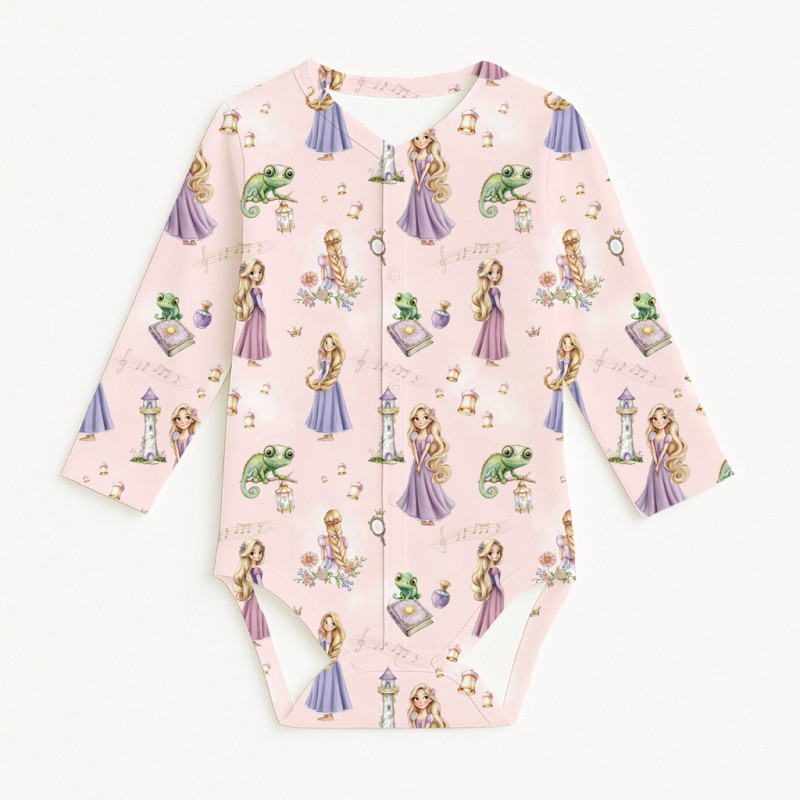 Printed Long-Sleeve Front Fastening Bodyvest for Babies BLS005 AURORA Printed Long-Sleeve Front Fastening Bodyvest for Babies BLS005 AURORA