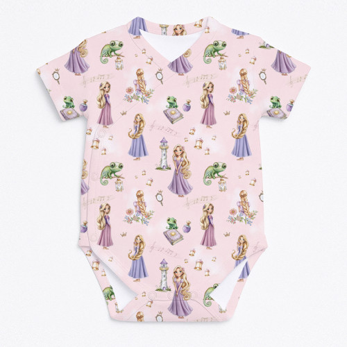 Printed Short-Sleeve Kimono..