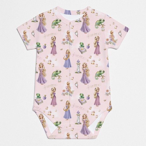 Printed Short-Sleeve Front ..