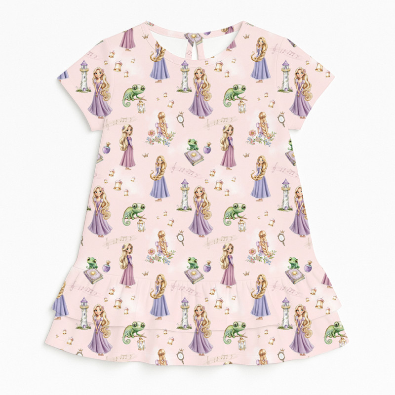 Supima Cotton Night Dress with Ruffle DR002 AURORA