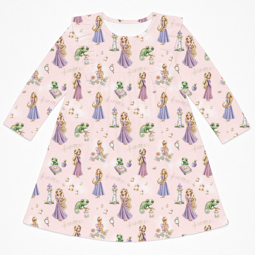 Charming Long-Sleeved Night..