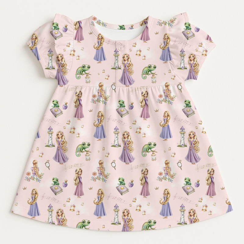 Supima Cotton Night Dress with Ruffle DR019 AURORA Supima Cotton Night Dress with Ruffle DR019 AURORA