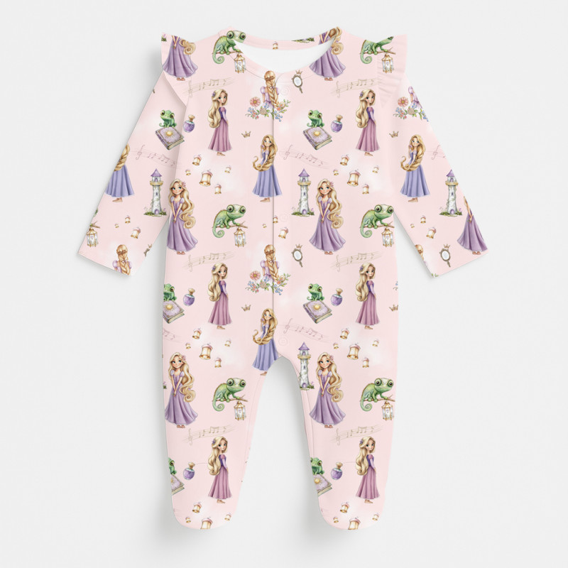 Babygrow with ruffles 100% pima cotton K065 AURORA