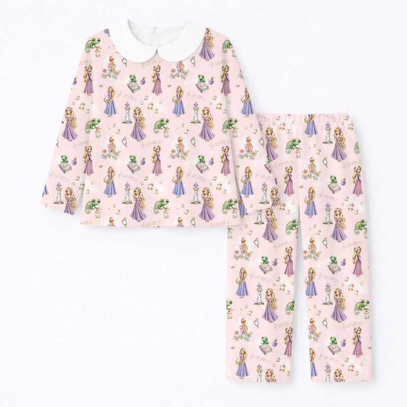 Pyjama long sleeve with collar 100% organic pima Cotton PJ020 AURORA Pyjama long sleeve with collar 100% organic pima Cotton PJ020 AURORA