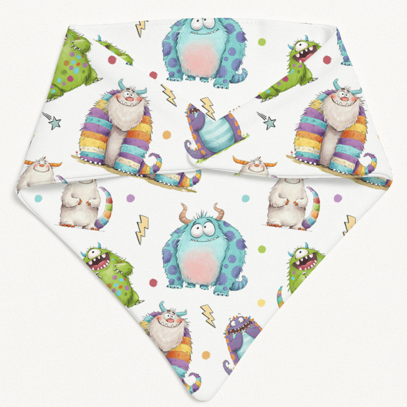 Слинявчик-бандана трикутної форми для немовлят Bib001 BOO
