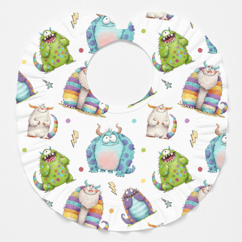 Baby Bib with Ruffles for g..