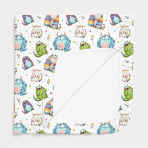 Two-Layer Baby Blanket with..