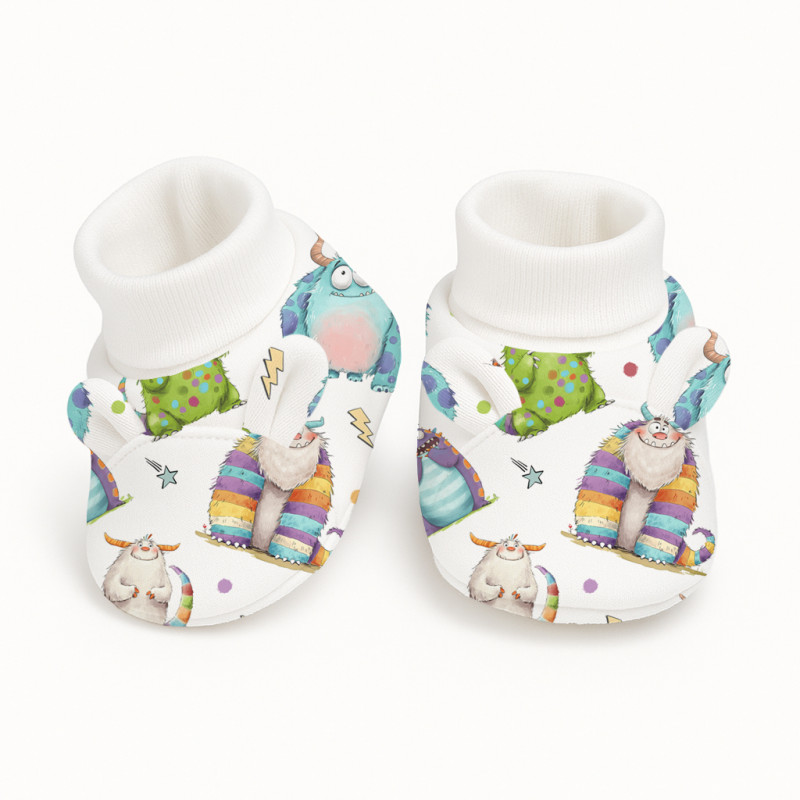Funny Bear Booties with Ears BT001 BOO Funny Bear Booties with Ears BT001 BOO