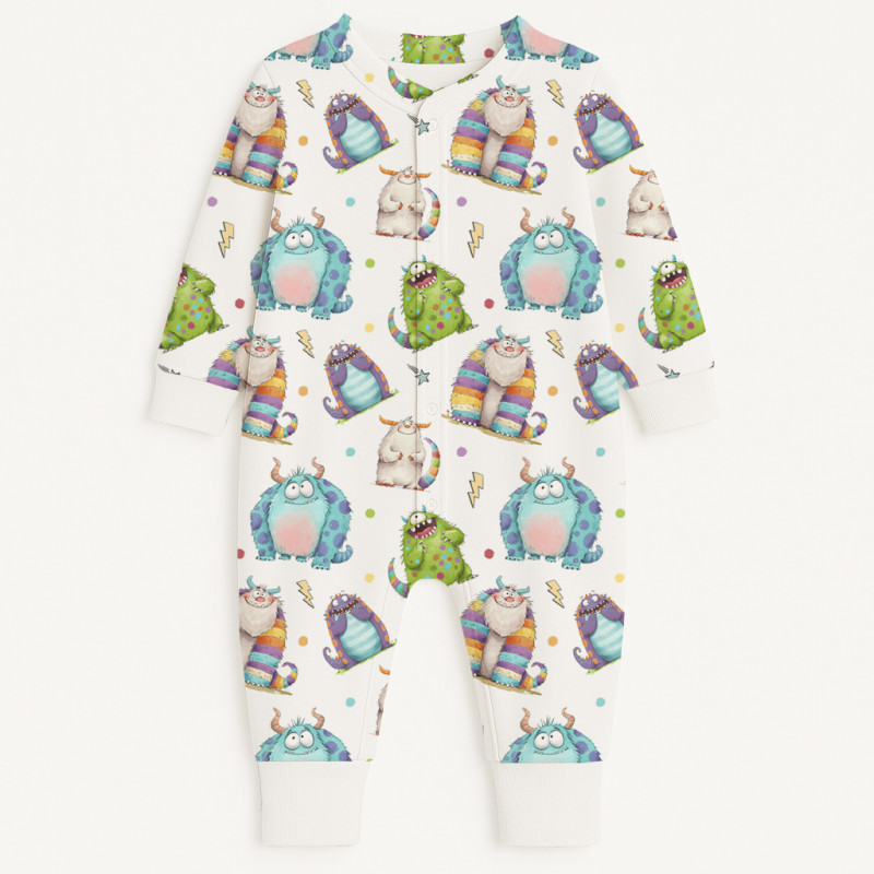 Long sleeve Romper for baby K060 BOO Long sleeve Romper for baby K060 BOO