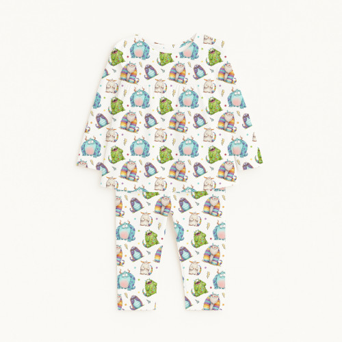 Yoke Girls Pyjama long slee..