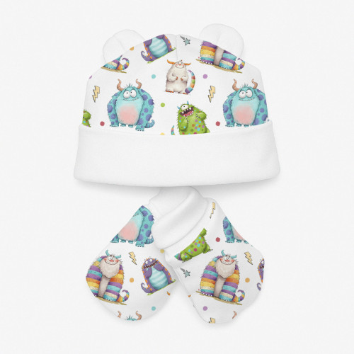 Hat and Mittens Set010 BOO