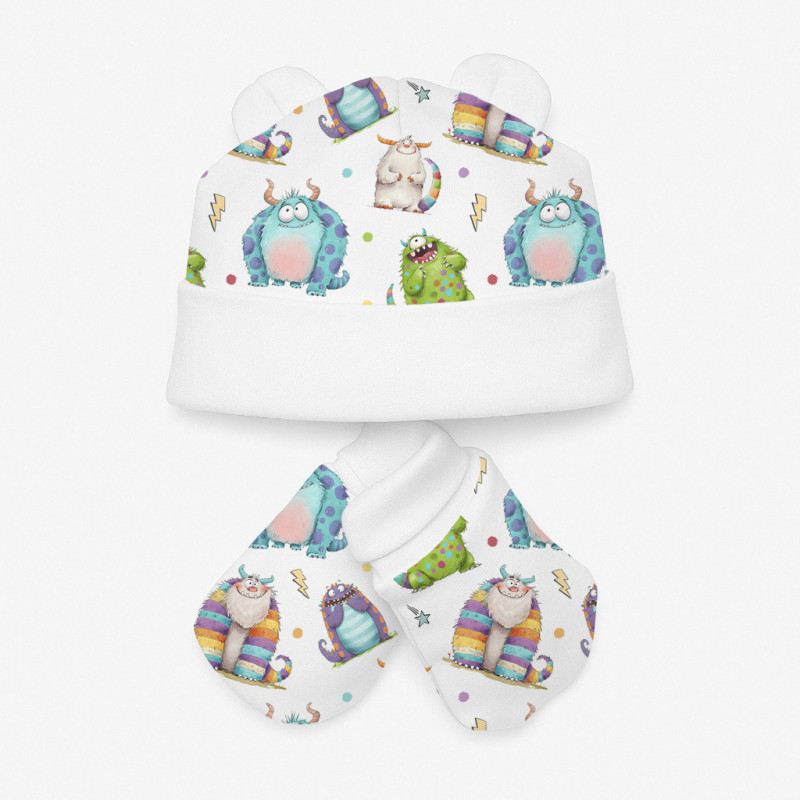 Hat and Mittens Set010 BOO