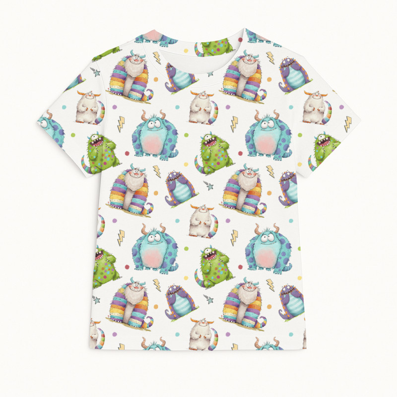 Short Sleeve T-shirt for Boys and Girls TSH001 BOO Short Sleeve T-shirt for Boys and Girls TSH001 BOO