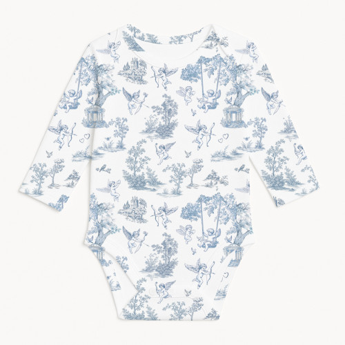 Printed Long-Sleeved Bodyve..