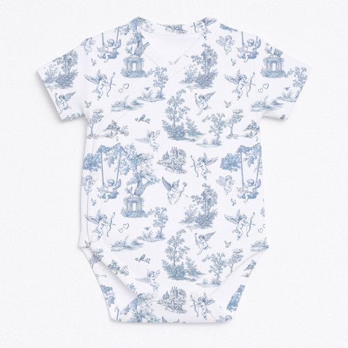 Printed Short-Sleeve Kimono..