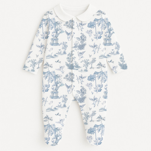 Babygrow with collar 100% p..