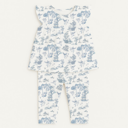 Yoke Girls Pyjama 100% orga..