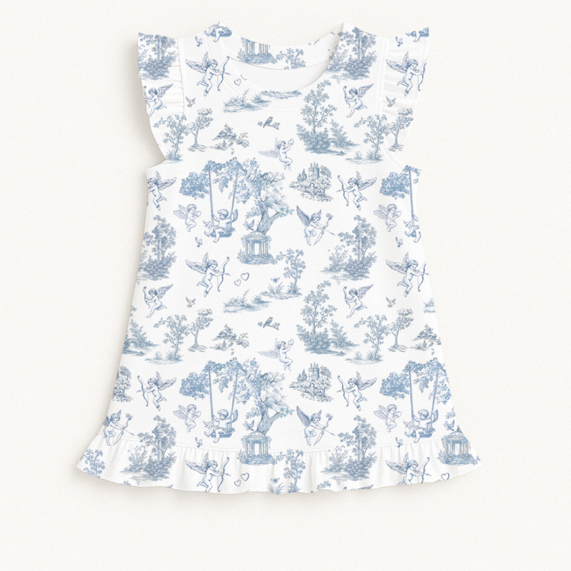 Frill Trim Sleeveless Top for Girls TSH003 CELESTIA Frill Trim Sleeveless Top for Girls TSH003 CELESTIA