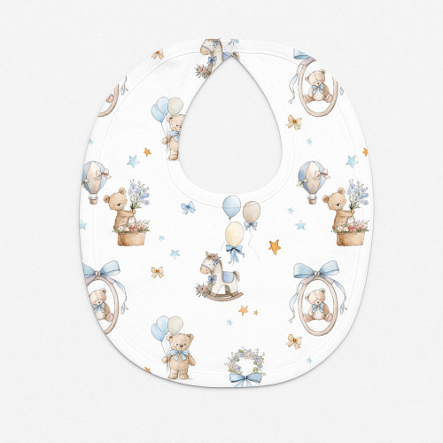 Baby Bib with Picot Trim BI..