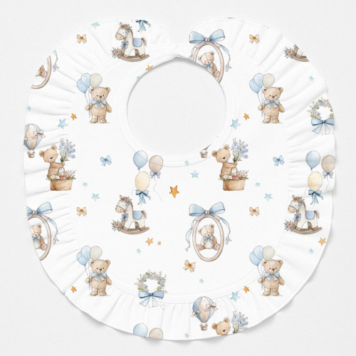 Baby Bib with Ruffles for g..