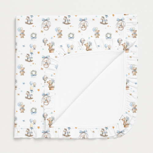 Two-Layer Baby Blanket with..