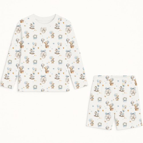 Printed Supima Cotton Top a..