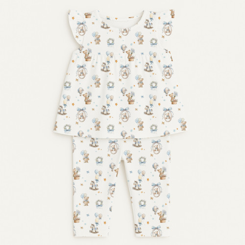 Yoke Girls Pyjama 100% orga..