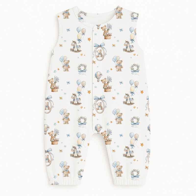 Long Supima Cotton Shortie with Sleeves R009 HUGGY Long Supima Cotton Shortie with Sleeves R009 HUGGY