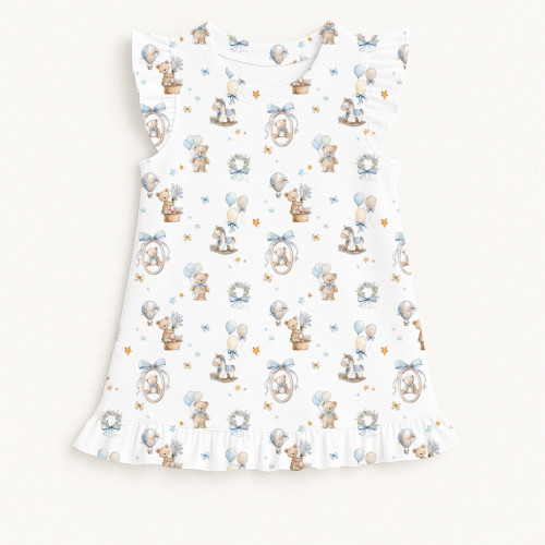 Frill Trim Sleeveless Top f..