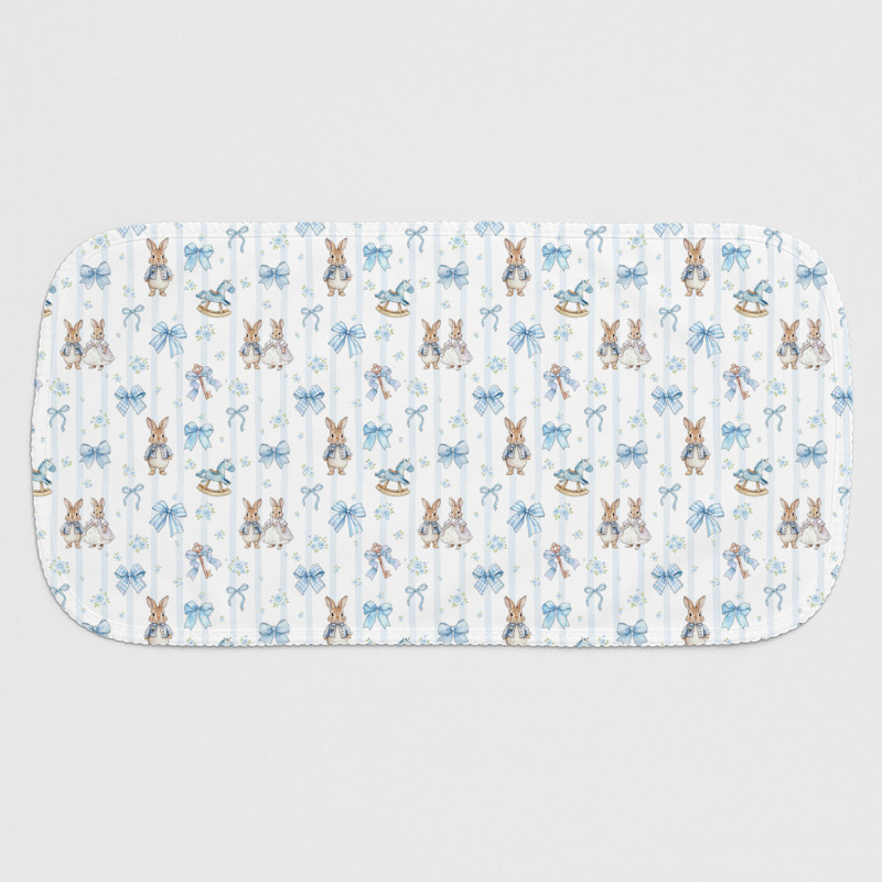 Burpy Bib BB009 – Organic Supima Cotton LULU BLUE