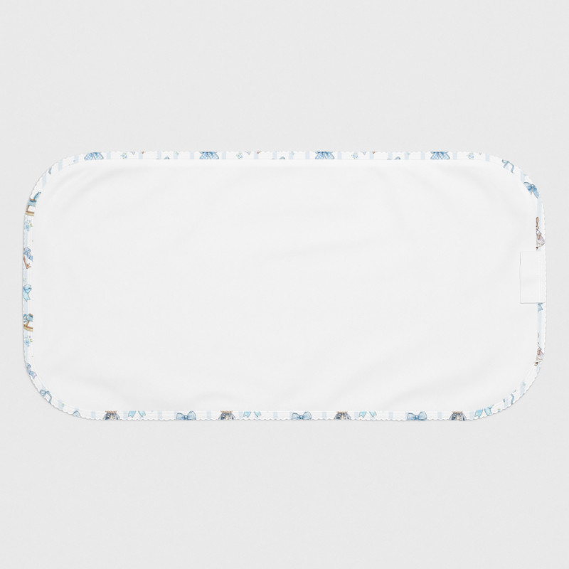 Burpy Bib BB009 – Organic Supima Cotton LULU BLUE