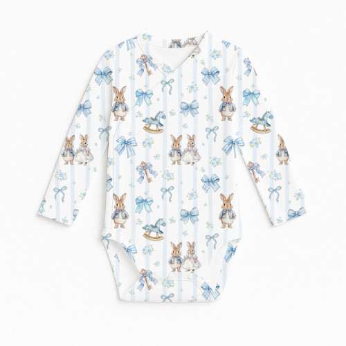 Printed Long-Sleeve Kimono ..
