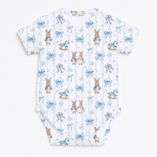 Printed Short-Sleeve Kimono..