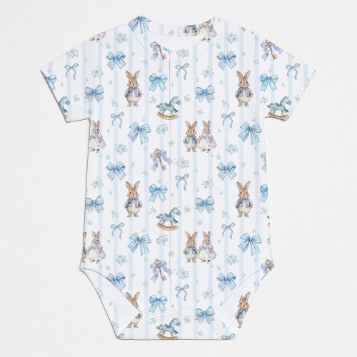 Printed Short-Sleeve Front ..