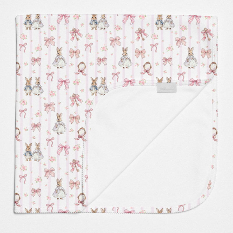 Two-Layer Baby Blanket BL001  LULU PINK