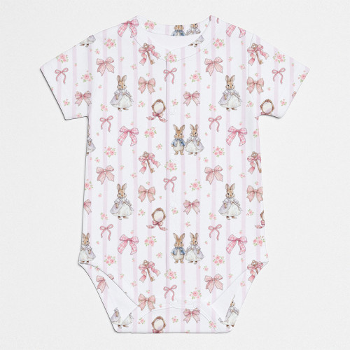 Printed Short-Sleeve Front ..