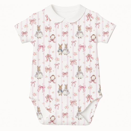 Printed Short-Sleeve Front ..