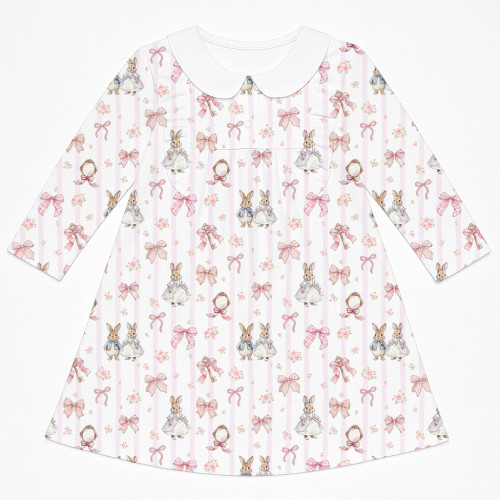 Charming Long-Sleeved Dress..