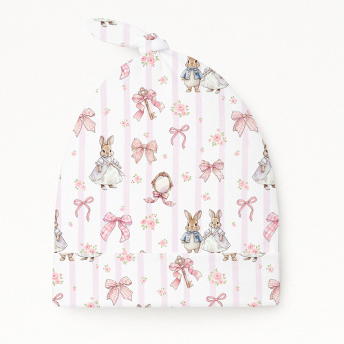 Supima Cotton Layette Hat w..