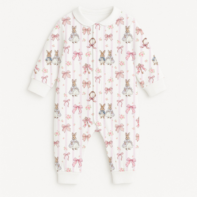 Ромпер з довгим рукавом i комірцем K060CL LULU PINK