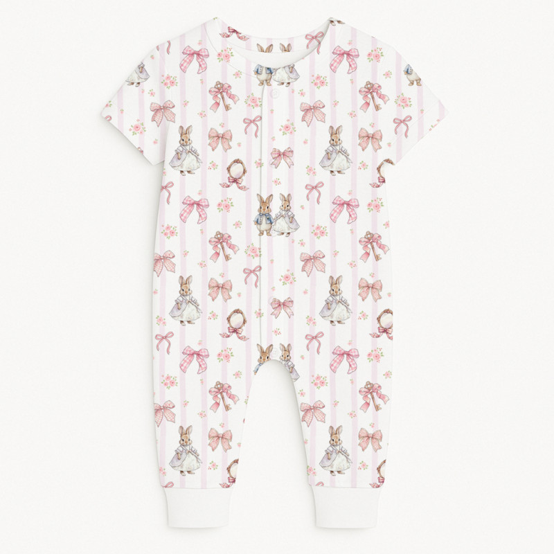 Romper Short sleeve K061 LULU PINK