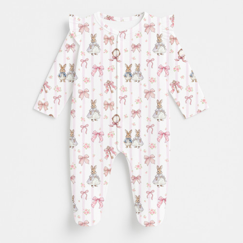 Babygrow with ruffles 100% ..