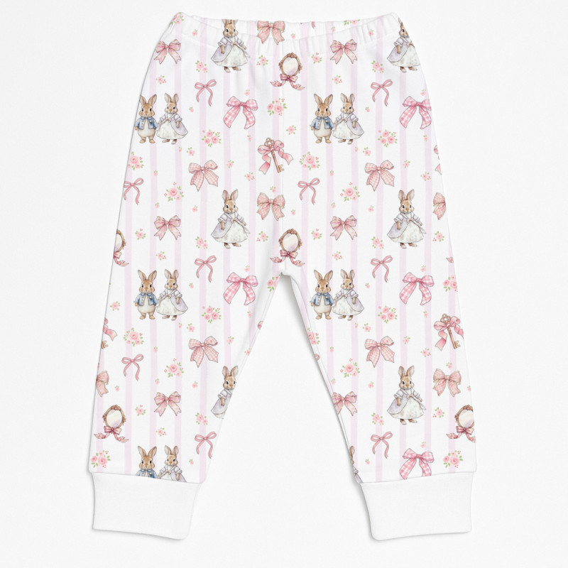 Cotton Baby Joggers BR001 LULU PINK Cotton Baby Joggers BR001 LULU PINK