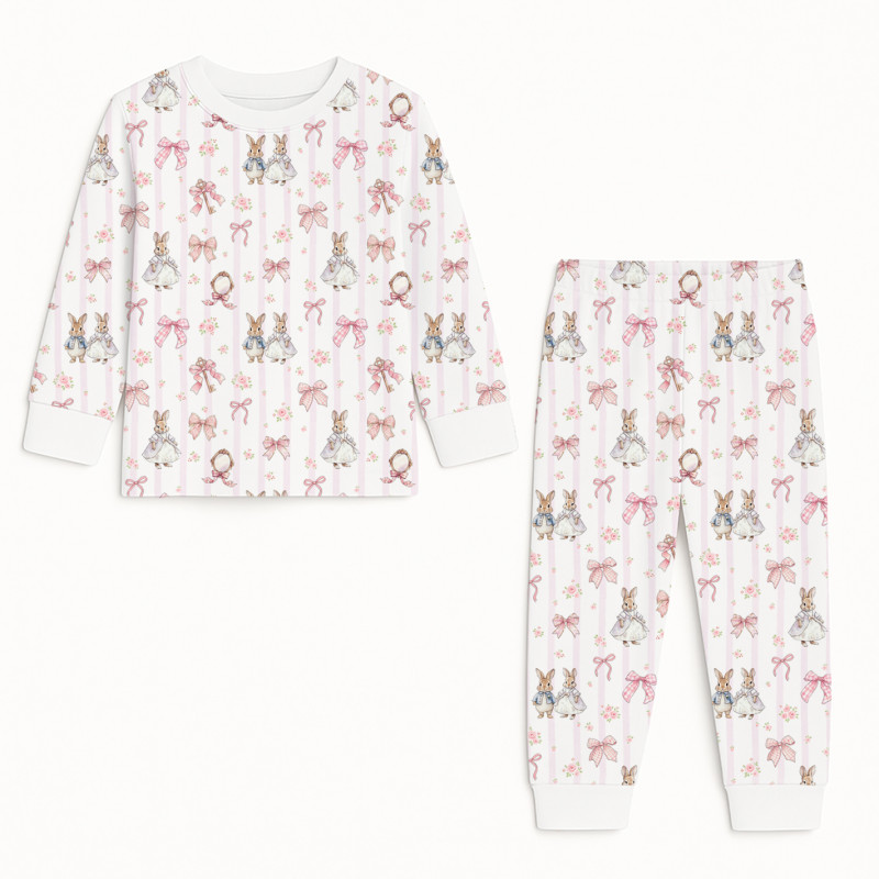 Pyjama long sleeve 100% organic pima Cotton PJ001 LULU PINK Pyjama long sleeve 100% organic pima Cotton PJ001 LULU PINK