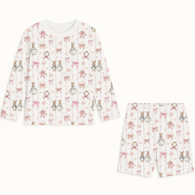 Printed Supima Cotton Top and Shorts Pyjama Set – PJ010 LULU PINK Printed Supima Cotton Top and Shorts Pyjama Set – PJ010 LULU PINK